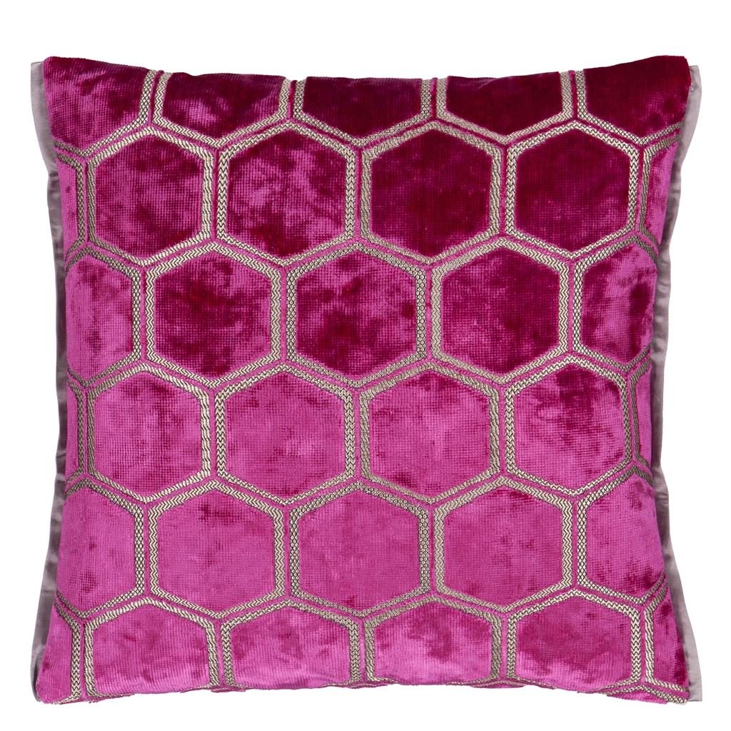 Fushia pink hot sale cushions