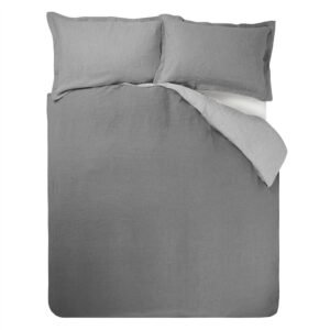 Biella Pale Grey & Dove Duvet Cover