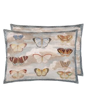 Butterfly Studies Parchment Cushion