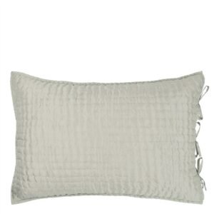 Chenevard Pebble & Duck Egg Standard Pillowcase