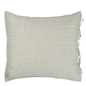 Chenevard Pebble & Duck Egg Square Pillowcase
